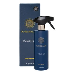 Pure Malaki Dubai By Night Perfume in a 400ml bottle, showcasing a rich fragrance with warm spices and exotic floral notes.